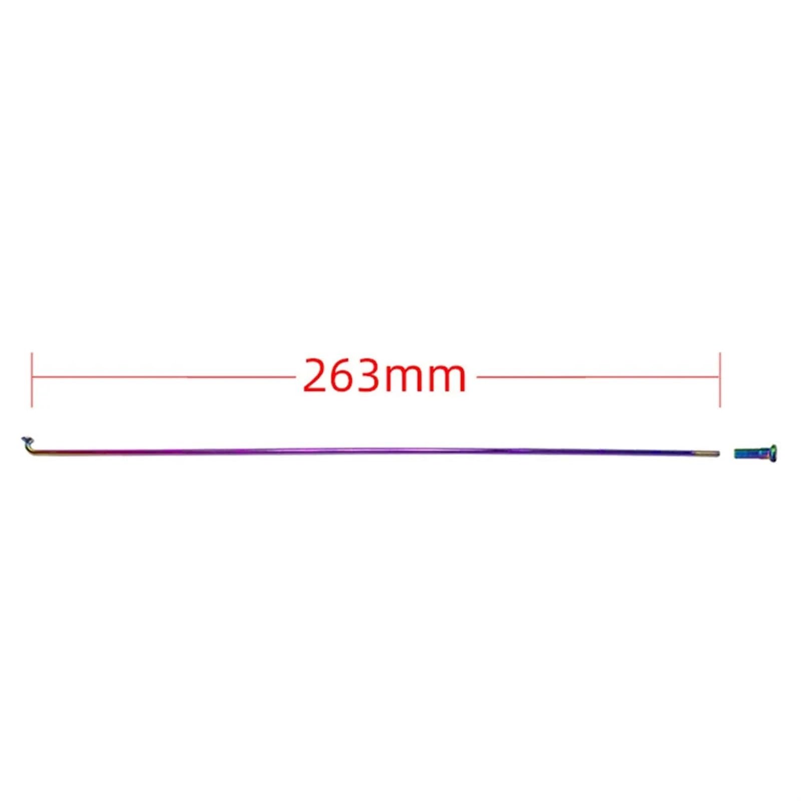 36pcs Raggi Della Bici Con Nippli Bici Da Strada In Lega di Alluminio 14 Calibro Arcobaleno Raggio Ricambio Fit Per Accessori Della Bicicletta