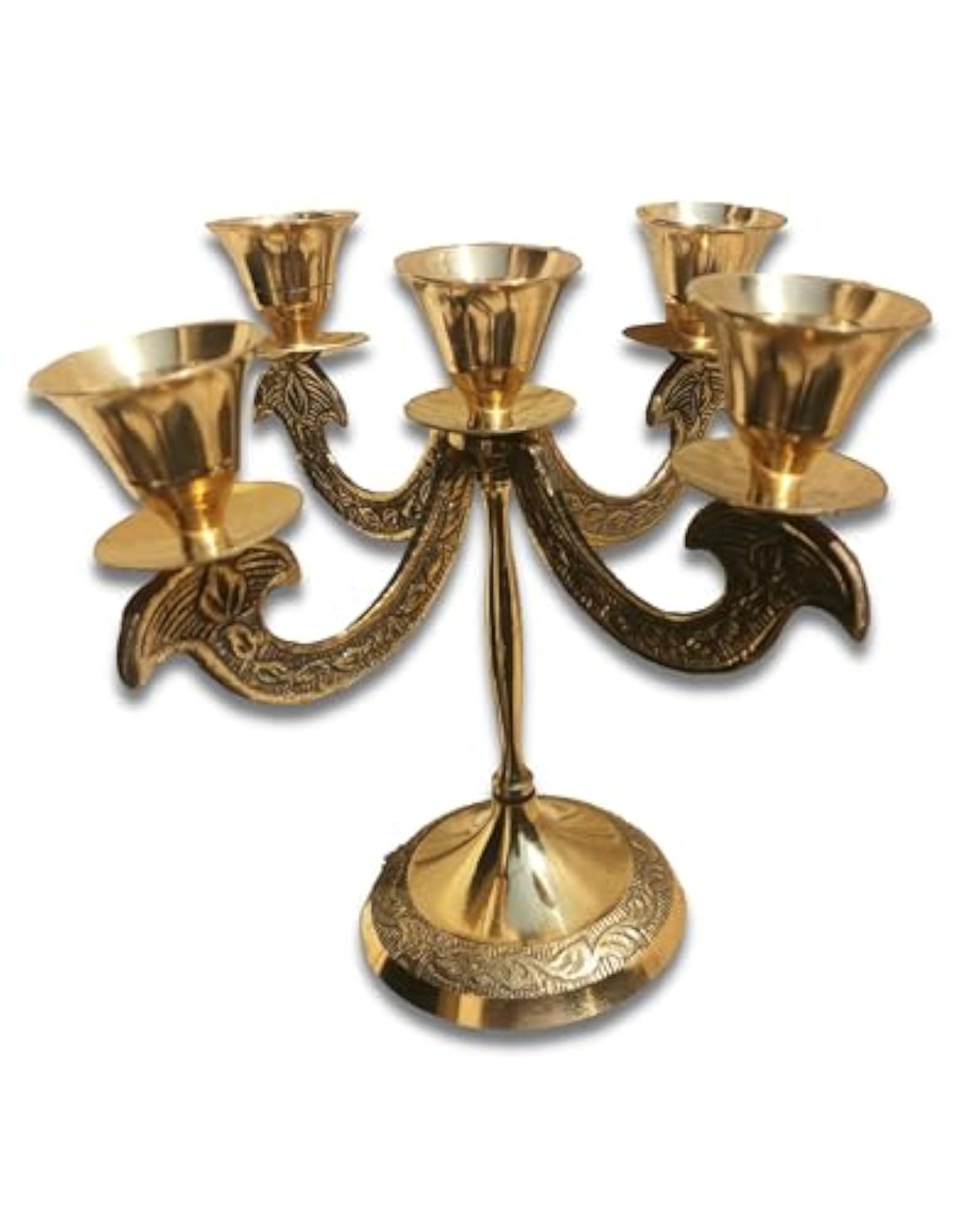 Brass Candle Holder for Pooja, Home Decorative Gift