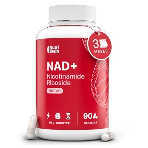NAD+ 100% PURO Alta Absorción 300mg Nicotinamide Riboside (NR) 100% Sin Mezclar | 90 cápsulas | Anti-Edad y Fatiga | NAD Booster, Salud Celular y Vitalidad | Sin Gluten | No OGM