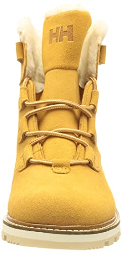 Helly-Hansen Womens Alma Waterproof Suede Winter Boots, 724 New Wheat/Snow, 8F2
