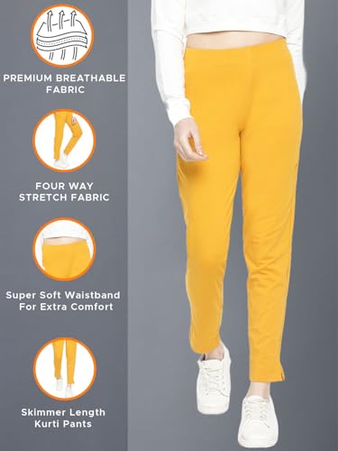 Image of Dollar Missy Women Pack of 1 Cotton Kurti Pant