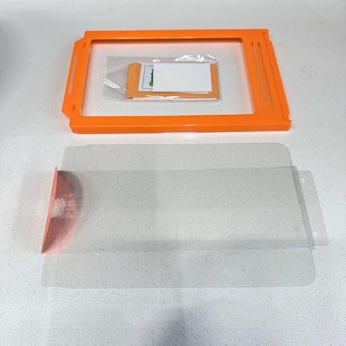 ZYWUOY Protector de pantalla de vidrio templado para thermomix TM7, 2 unidades con herramienta de alineación ABS, película resistente a los arañazos