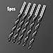 5 Pcs Brad Point Wood Drill Bits for Woodworking, 7mm(18/64