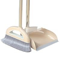 Set Scopa E Paletta Con Testina Morbida - Per Pulizia Casa E Cucina (Oro) - Foto 2