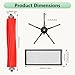 Replacement Parts Fit For Roborock Q7 Q7+ Q7 Max Q7 Max+ Plus Robot Vacuum Cleaner Accessories Kits. Rubber Main Roller Brush, HEPA Washable Filter, Side Brush, Reusable Robotic Vacuum Cleaner Parts.