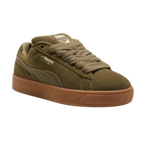PUMA Womens Suede XL Lace Up Sneakers Shoes Casual - Green - Size 7.5 M2