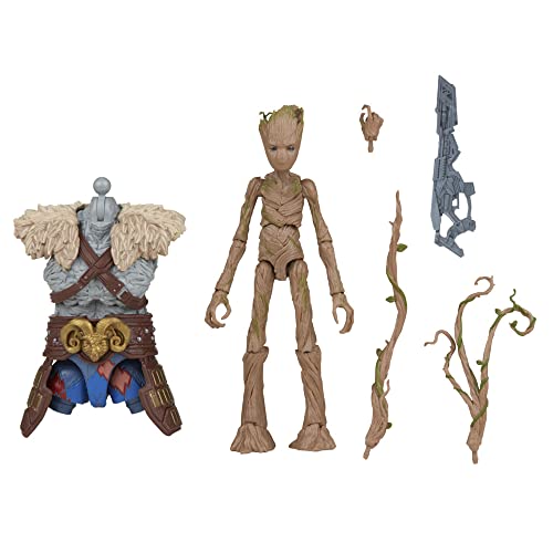 Boneco Marvel Legends Series Thor: Love and Thunder, Figura 15 cm - Groot - F1410 - Hasbro
