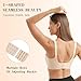 2 Pack Nursing Bras for Breastfeeding, Seamless Maternity Bras Pregnancy Wireless Bralettes with Extra Extender (Nude White XXXL)