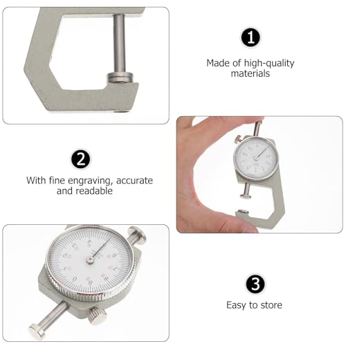 Calibrador de espesor para cuero hasta 20mm mecánico miniatura 7
