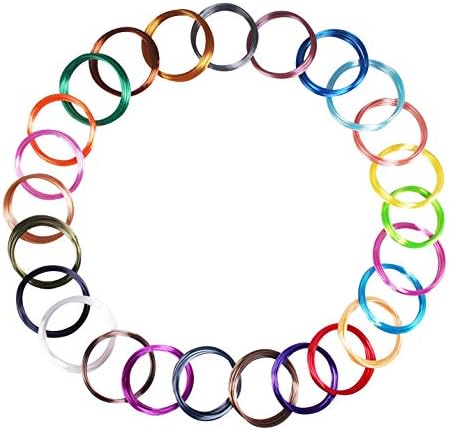 25 Colors Silk Shiny PLA Filament Sample Pack, Each Color 4 Meter Length, Total 100m 3D Printer 3D Pen Material Refill, with Extra 2 Finger Caps by MIKA3D