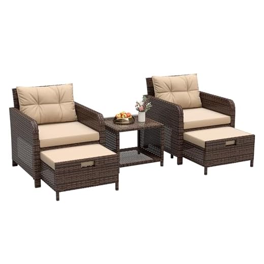 Stylish 5-Piece Patio Furniture Set