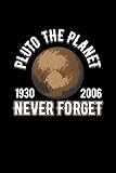  Pluto the Planet 1930-2006 Never Forget: Funny Pluto Saying Blank Composition Notebook for Journaling & Writing (120 Lined Pages, 6\