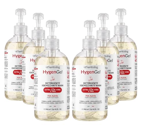 Hygen Gel Mani Disinfettante Igienizzante 3 Litri Antibatterico Sanificante...