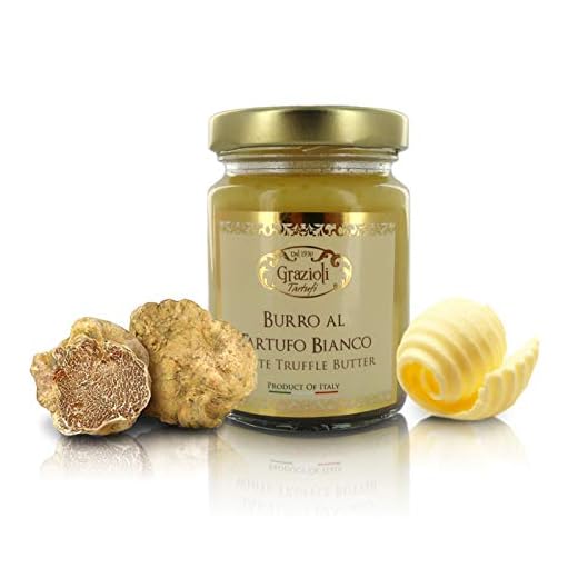 Grazioli Tartufi Burro al Tartufo Bianco, 80g (Tuber Magnutum Pico)
