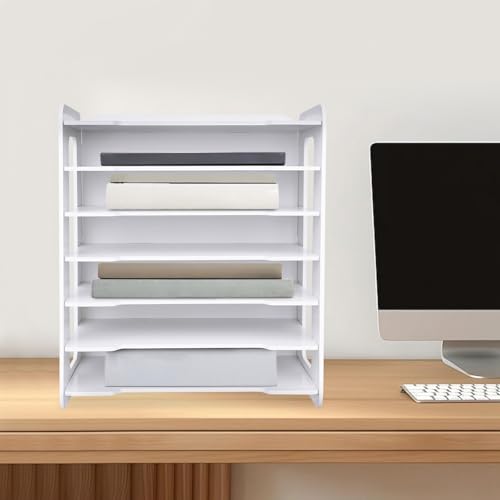 Support de documents A4 horizontal en PVC pour trier facilement les papiers accumulés au bureau - 2