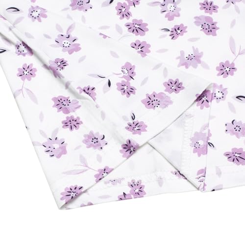 Image of 2 Pack Pajama Shorts for Women Cotton Sleep Shorts Casual Lounge Pants Drawstring Pj Bottoms