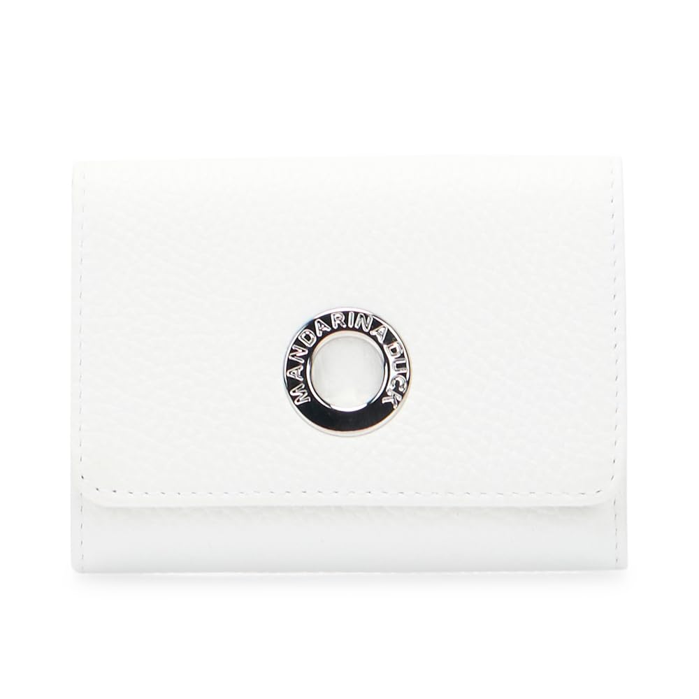 Mandarina Duck Mellow Leather Wallet, Reisezubehör Damen-Geldbörse, Einheitsgröße, Blanc, Einheitsgröße