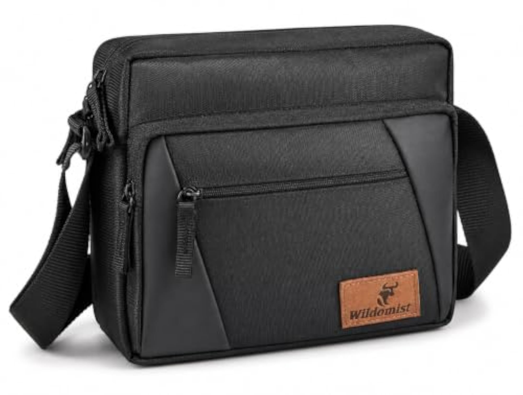 Men's Messenger Bag, Water-Resistant Crossbody Style