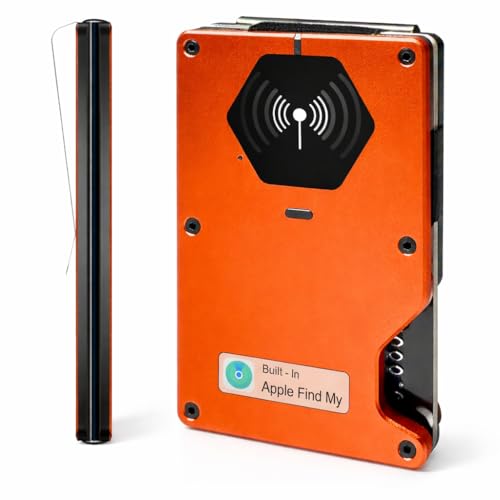 TEREED Airtag Wallet Orange