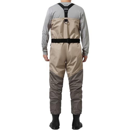 Image of BASSDASH FW08 Men's Breathable Waders Waterproof Fly Fishing Chest Fishing