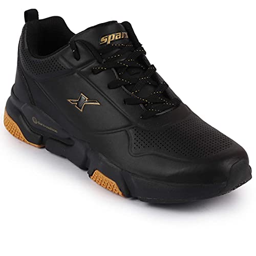 Image of Sparx Mens SM 661 | Enhanced Durability & Soft Cushion | Black Running Shoe - 9 UK (SM 661)