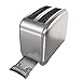 BLACK+DECKER 2-Slice Extra Wide Slot Toaster, Classic, Stainless Steel, TR2400SD, Small