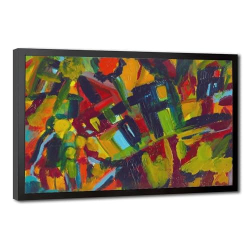 Impression sur toile Wassily Kandinsky - Cadre bureau 40,6 x 61 cm