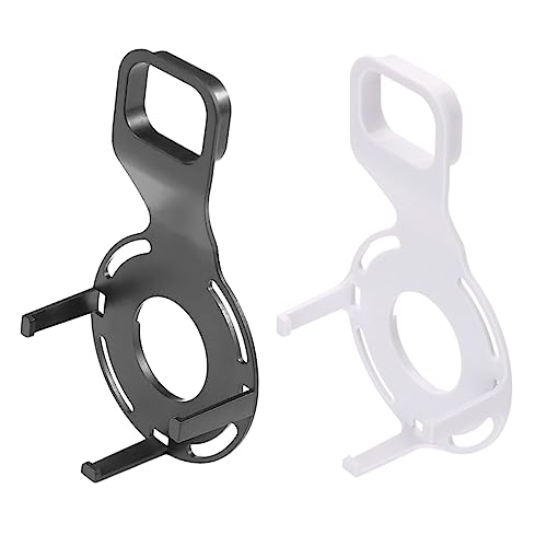 KICHOUSE Acrylic Speaker Stand Holder for Wall Mount Stand Led Light Ring Black