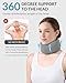 Neck Brace - Memory Foam Neck Brace for Neck Pain and Support, Adjustable Cervical Collar Keep Vertebrae Stable, Relief of Cervical Spine Pressure, Ideal for Travel, Workers & Neck Injury Recovery