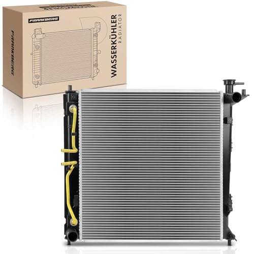 Frankberg Engine Radiator Soldered cooling fins Diesel Compatible with iX35 EL ELH LM 2.0 CRDi iX35 Van CRDi 4WD Carens IV Sportage SL Replace# 253102Y020, 25310A4520