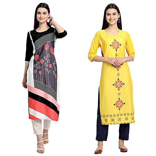 Image of Women's Crepe Regular Kurta