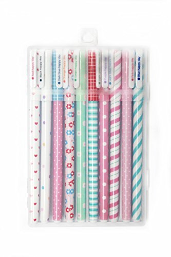 Set de 10 bolígrafos gel multicolor Jisomin miniatura 3