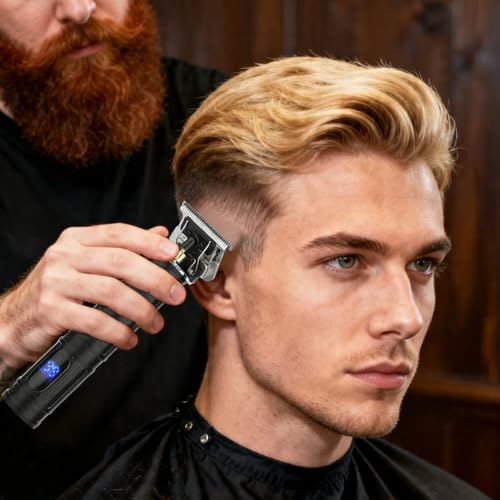 Soonsell Hair Clippers for Men,Professional Barber Clippers and Trimmer Set,Mens Cordless  - image 6