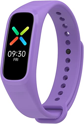 Chainfo compatible with OPPO Band Watch Strap, Soft Silicone Replacement Watchband (Pattern 1)