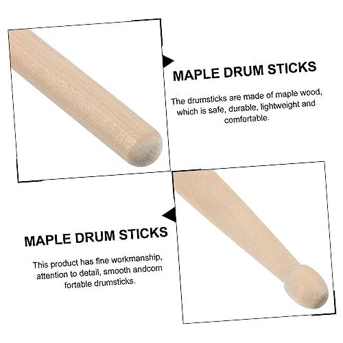 Baquetas profesionales de maple para batería par miniatura 4