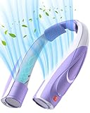 Tenvolti Portable Neck Fan- Hands Free Personal Fan, 6 Speeds 6000mAh Long-Lasting Battery Faster Cooling, USB-C Rechargeable, 360° Airflow, Quiet Gifts for Women Men Office Travel Outdoor - Image 8