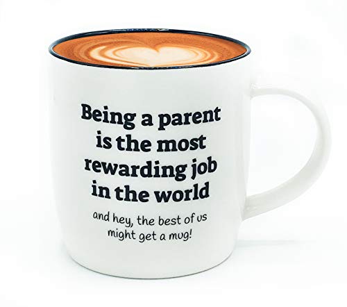 40% Off Discount Triple Gifffted For Parent, Funny Best Ever New Mom Dad Coffee Mug, Announcement, Birthday Gifts Ideas From Daughter/Son, Sarcastic Gift Cups, Christmas, Fathers Mothers Day Mugs