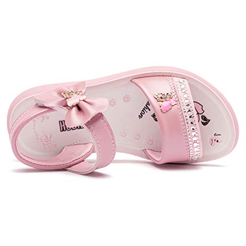 Girls Open Toe Bowtie Flats Summer Cute Princess Sandals2