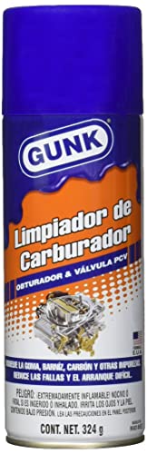 Accesorios para Autos, Home Improvement Gunk M4814HES Limpiador de Carburador, 324 g