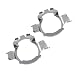 Auxbeam H7 LED kit Headlights Bulbs Base Holders Adapters for BMW Audi Mercedes-Benz VW Buick Nissan (Pack of 2)