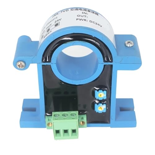 Split AC/DC Current Transmitter DC24V 0-600A-1500A to 4-20mA 0-10V 0-5V 50MM Hole Hall Effect Current Transducer Transmitter(Input AC 0-400A,0-10V)