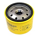 HQRP Oil Filter compatible with Briggs & Stratton Professional Series V-Twin, Extended Life Series V-Twin Engines 23-30 Gross HP, part 696854 Replacement