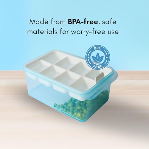 Image of LocknLock Freezer Fit 450 ml Container | Airtight Stackable Food Storage for Meal Prep | Microwave & Dishwasher Safe | BPA Free Freezer Container with Lid