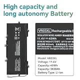 K KYUER 45Wh VR03XL Laptop Bateria do HP Envy 13-D000 13T-D000 13T-D100 13-D061SA D071NG D102NG D080ND D082ND D103NF D106NF D170ND D150NW D022ND D009NA D018NF D040WM D001NS D010ND D010NW D020ND D021ND