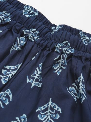 Image of TAG-7 Women Printed Flared Palazzos