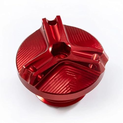 Tapas de líquido de frenos para Kawasaki Z900 (2017-2020) en color rojo, protección delantera y trasera
