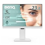ベンキュージャパン BenQ GW2486TC アイケアモニター (23.8インチ/Full HD/IPS/100Hz/ノイズキャンセリングマイク内蔵/輝度自動調整機能(B.I. Gen2)搭載/USB Type-C(65W給電)/ブルーライト軽減プラス/スピーカー付き(2W×2)/高さ調整・回転/白筐体)