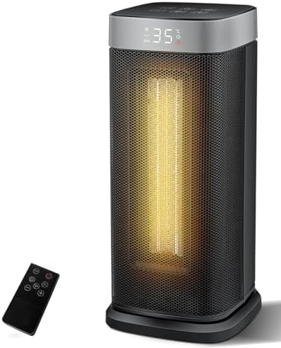 セラミックヒーター 【2025新モデル・節電対策・1秒速暖】 ヒーター 1500W 70°首振り ECO省エネ 静音 12時間タイ...