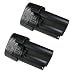 Produktbild 2x Hochleistungs Li-Ion Akku, 10,8V / 2500mAh für Makita LC01 LC01Z LC01ZX LCT204 LCT204W LCT207 LCT207W LM01 LM01W LM02 ML100 LED ML101W ML100W ML101 MR051 MR051W MU01 MU01Z RJ01 UM164DWEXL