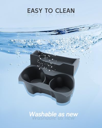 Image of CDEFG for 2025 2026 GMC Terrain Center Console Organizer Cup Holder Insert - Terrain Elevation Silicone Console Storage Accessories